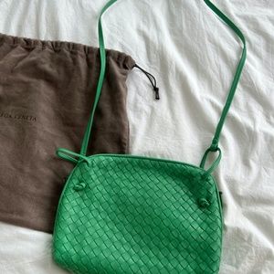 Selling AUTHENTIC Bottega Veneta Nodini Crossbody bag in the color Green